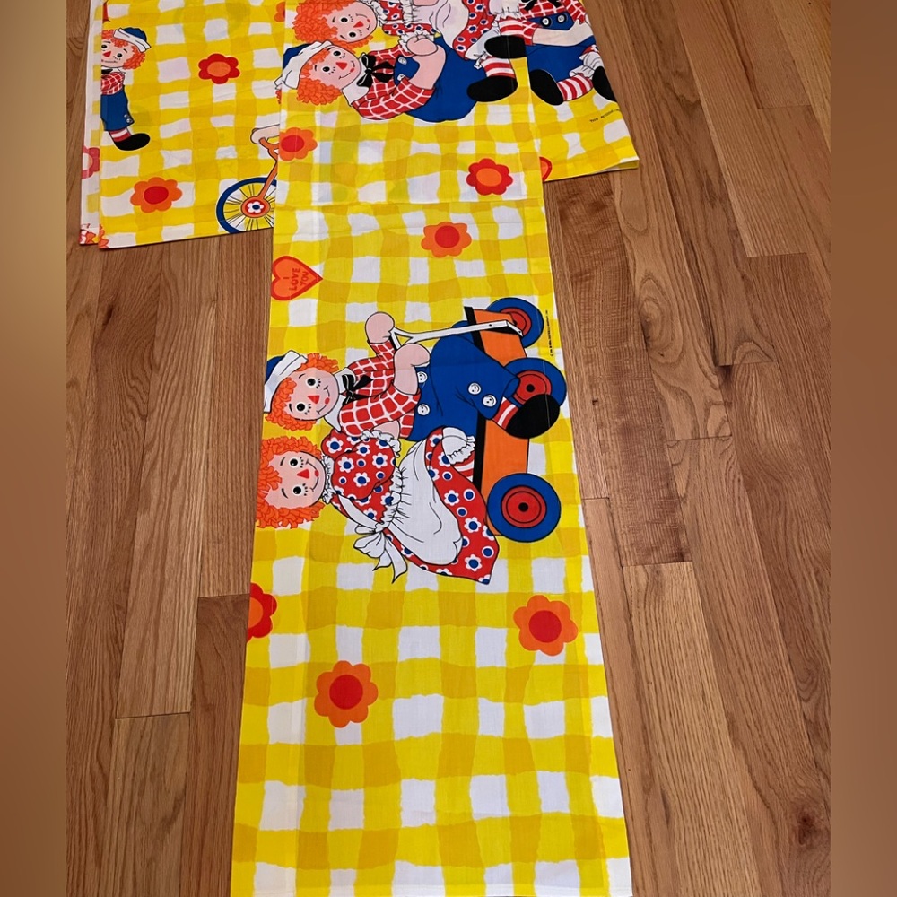 Vintage Bobbs Merrill Raggedy Ann & Andy curtains - Picture 11 of 16